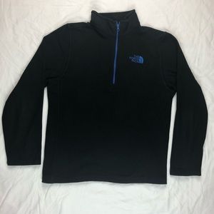 Men’s NorthFace Fleece Black & Blue (S) 1/4 Zip
